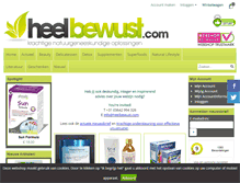 Tablet Screenshot of heelbewust.com